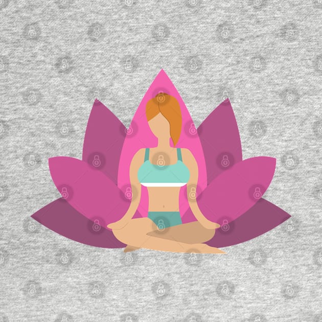 Meditating woman by Relaxing Positive Vibe